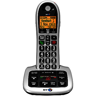 BT 4600 Big Button Digital Cordless Phone With Advanced Call Blocking & Answering Machine, Single DECT